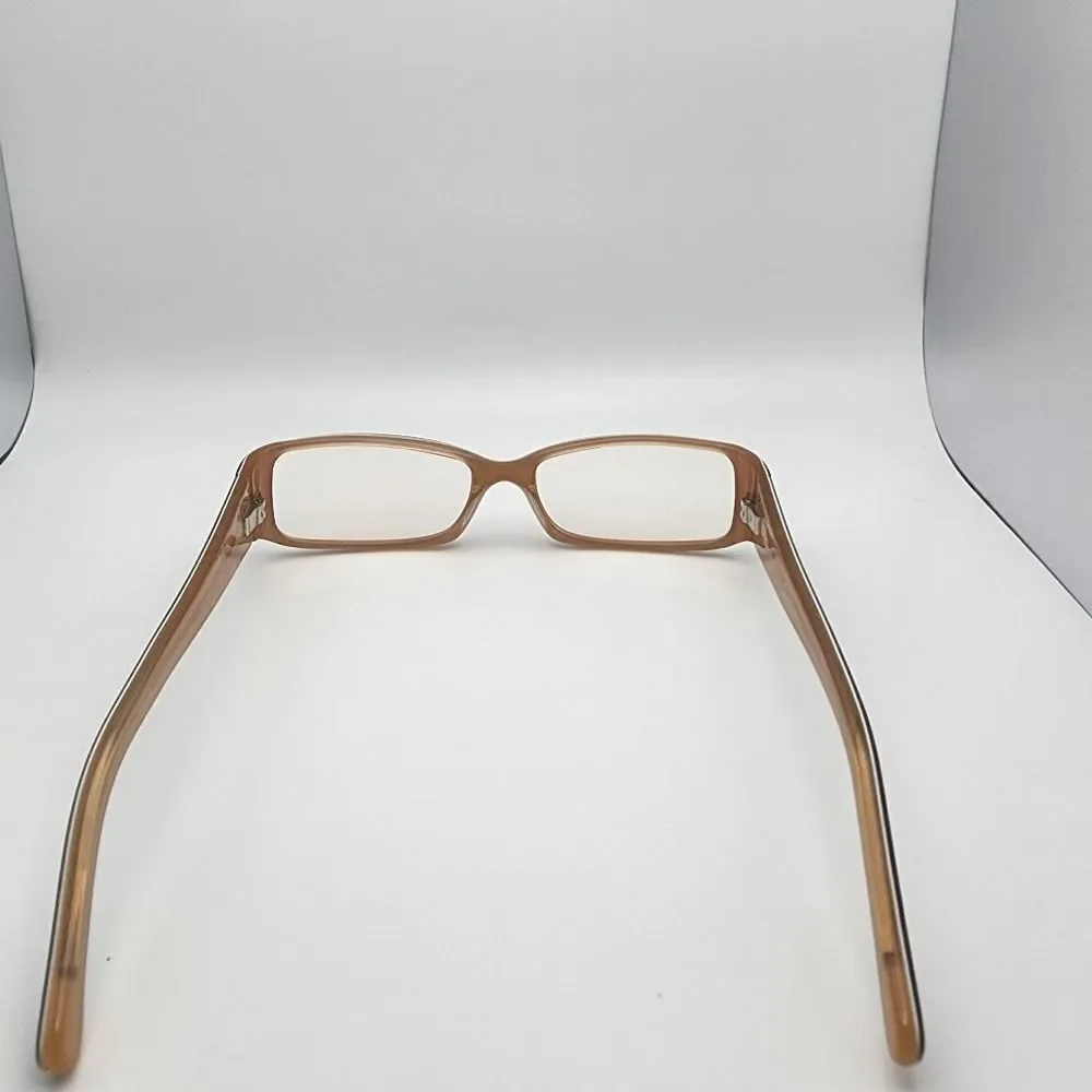 Vogue Brown, Tan, & Gold Prescription Glasses Frames